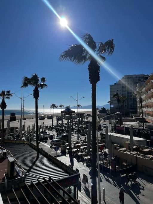 Appartement 20 Mts Plage, Pl Mediterranee, Vue Mer Parking Canet-en-Roussillon Bagian luar foto