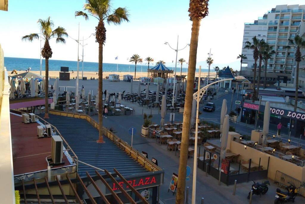 Appartement 20 Mts Plage, Pl Mediterranee, Vue Mer Parking Canet-en-Roussillon Bagian luar foto