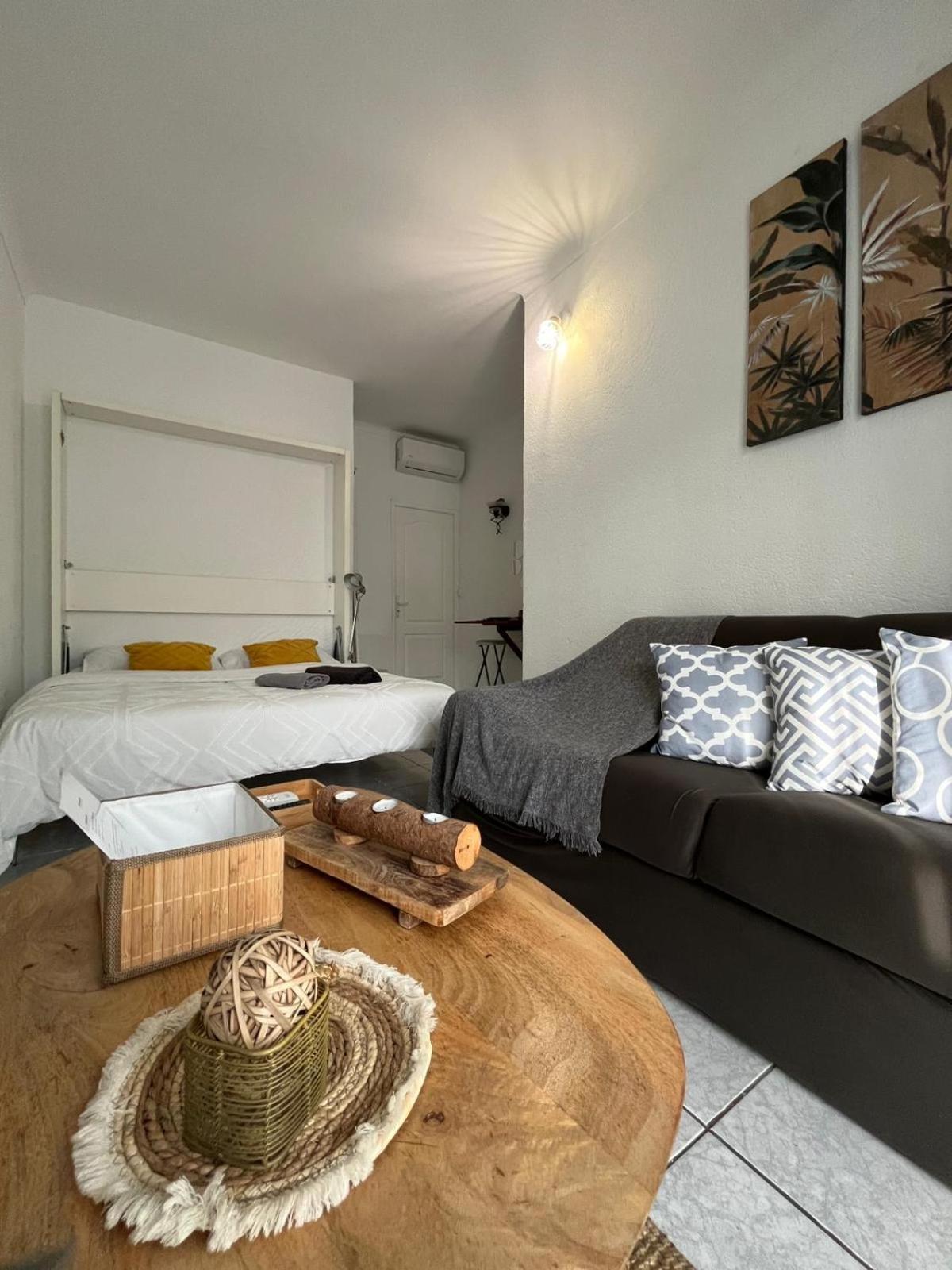 Appartement 20 Mts Plage, Pl Mediterranee, Vue Mer Parking Canet-en-Roussillon Bagian luar foto